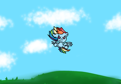 Size: 1152x798 | Tagged: safe, artist:ebibunnie, rainbow dash, g4, 30 minute art challenge