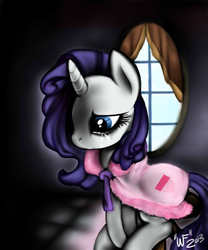 Size: 659x792 | Tagged: dead source, safe, artist:wolverfox, rarity, g4, crying, lonely, sad