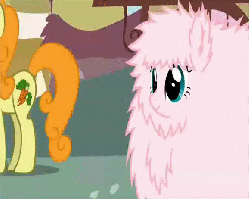 Size: 580x464 | Tagged: safe, artist:mixermike622, carrot top, cheerilee, derpy hooves, golden harvest, oc, oc:fluffle puff, pegasus, pony, g4, animated, female, fluffy, mare, wrong aspect ratio