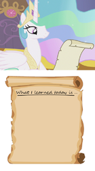 Size: 558x1000 | Tagged: safe, princess celestia, g4, friendship report, princess celestia's letters for the day, template