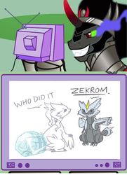 Size: 508x700 | Tagged: safe, king sombra, kyurem, reshiram, g4, crossover, exploitable meme, meme, pokémon, tv meme