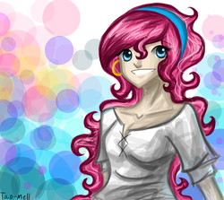 Size: 4400x3920 | Tagged: safe, artist:tao-mell, pinkie pie, human, g4, humanized, romani, solo