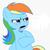 Size: 640x640 | Tagged: safe, rainbow dash, pony, g4, disgusted, ew gay, female, solo