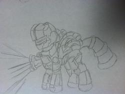 Size: 1024x764 | Tagged: safe, artist:subjectsigma77, oc, oc only, dead space