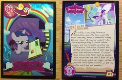 Size: 1350x880 | Tagged: safe, enterplay, twilight sparkle, g4, card, filly, series 2, trading card
