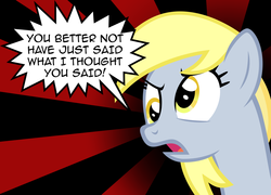 Size: 6821x4899 | Tagged: safe, artist:austiniousi, derpy hooves, pegasus, pony, g4, absurd resolution, female, image macro, mare