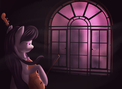 Size: 1600x1170 | Tagged: safe, artist:nsslayer, octavia melody, earth pony, pony, g4, cello, female, musical instrument, solo