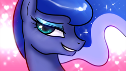 Size: 1920x1080 | Tagged: safe, artist:johnjoseco, princess luna, pony, g4, april fools, bedroom eyes, female, looking at you, lunaughty, lusty luna, mare, role reversal, smiling, solo, wallpaper