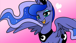 Size: 1920x1080 | Tagged: safe, artist:johnjoseco, princess luna, alicorn, pony, g4, april fools, female, heart, lunaughty, lusty luna, mare, open mouth, role reversal, solo, wallpaper