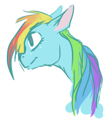 Size: 461x510 | Tagged: safe, artist:rivliex, rainbow dash, pony, g4, female, solo