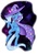 Size: 1489x2140 | Tagged: safe, artist:nekomellow, trixie, g4, all hail trixie, cape, clothes, hat, magic, trixie's cape, trixie's hat, universe