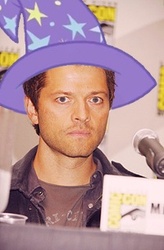 Size: 200x304 | Tagged: safe, trixie, g4, april fools, hat, misha collins, mishapocalypse, the great and powerful misha