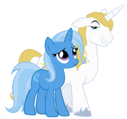 Size: 1202x1127 | Tagged: safe, artist:bronyman1995, prince blueblood, trixie, g4, female, male, ship:bluetrix, shipping, simple background, straight, transparent background, vector