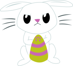 Size: 940x850 | Tagged: safe, artist:chrisgotjar, angel bunny, g4, easter, easter egg, egg, simple background, transparent background, vector
