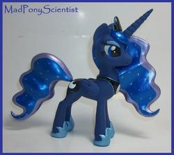 Size: 2184x1956 | Tagged: safe, artist:madponyscientist, princess luna, pony, g4, customized toy, female, solo