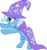 Size: 2578x2715 | Tagged: safe, artist:flutterflyraptor, trixie, pony, unicorn, g4, bipedal, cape, casting a spell, clothes, female, hat, mare, open mouth, simple background, solo, transparent background, trixie's cape, trixie's hat, vector