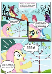 Size: 800x1132 | Tagged: safe, fluttershy, bird, g4, comic, friendship is betrayal