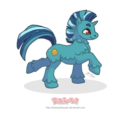 Size: 2008x1800 | Tagged: safe, artist:almairis, pineco, pony, unicorn, foal, male, pokémon, ponified, ponymon, raised hoof, simple background, solo, stallion, transparent background