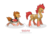 Size: 3000x2046 | Tagged: safe, artist:almairis, fearow, pegasus, pony, spearow, colt, duo, evolution chart, father and son, foal, male, pokémon, ponified, ponymon, simple background, stallion, transparent background