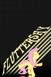 Size: 640x960 | Tagged: safe, fluttershy, g4, iphone wallpaper, reflection, text