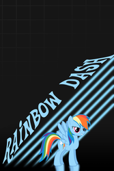 Size: 640x960 | Tagged: safe, rainbow dash, g4, iphone wallpaper, reflection, text