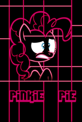 Size: 640x960 | Tagged: safe, pinkie pie, g4, iphone wallpaper, lineart, text