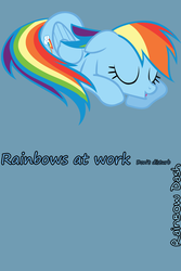 Size: 640x960 | Tagged: safe, rainbow dash, g4, iphone wallpaper, sleeping, text