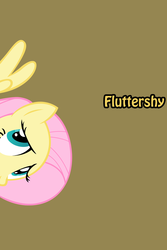 Size: 640x960 | Tagged: safe, fluttershy, g4, hiding, iphone wallpaper, shy, text