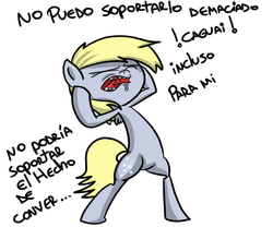 Size: 600x500 | Tagged: safe, derpy hooves, pegasus, pony, g4, ask-derpyweas, female, mare, spanish