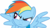 Size: 6000x3368 | Tagged: safe, artist:thunderelemental, rainbow dash, g4, my little pony: friendship is magic, the crystal empire, absurd resolution, simple background, transparent background, vector