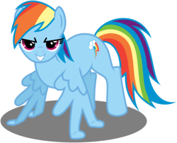 Size: 900x728 | Tagged: safe, artist:arvaus, rainbow dash, g4, anatomy, simple background, tetrapod, transparent background, vector, wat