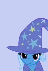 Size: 640x960 | Tagged: safe, artist:doctorpants, trixie, g4, iphone wallpaper, smirk, wallpaper