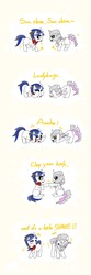 Size: 800x2400 | Tagged: safe, artist:autumn123charlotte, butt shake, megatron, optimus prime, ponified, sunshine sunshine, transformers