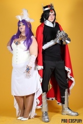 Size: 533x800 | Tagged: safe, king sombra, rarity, human, .mov, g4, cosplay, irl, irl human, photo, slaverty