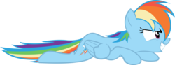 Size: 2631x978 | Tagged: safe, artist:klaifferon, rainbow dash, g4, simple background, smiling, transparent background, vector