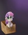 Size: 1200x1446 | Tagged: safe, artist:mrs1989, sweetie belle, pony, unicorn, g4, adoption, cardboard box, cute, female, filly, floppy ears, frown, korean, leaning, looking at you, looking up, looking up at you, pony in a box, sad, solo