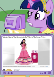 Size: 564x800 | Tagged: safe, twilight sparkle, alicorn, pony, g4, barbie, exploitable meme, female, mare, tv meme, twilight sparkle (alicorn)