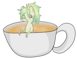 Size: 917x696 | Tagged: safe, artist:taninori-kun, oc, oc only, pony, cup, cup of pony, micro