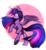 Size: 752x825 | Tagged: safe, artist:radioactive-k, twilight sparkle, alicorn, pony, g4, female, mare, simple background, solo, transparent background, twilight sparkle (alicorn)