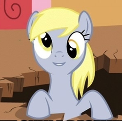 Size: 302x300 | Tagged: safe, derpy hooves, pegasus, pony, g4, female, inverted mouth, mare