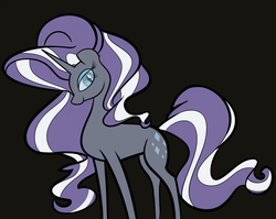 Size: 1294x1032 | Tagged: safe, artist:saran rape, nightmare rarity, g4, colored, nightmare grayity