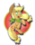 Size: 2325x3000 | Tagged: safe, artist:danmakuman, applejack, earth pony, pony, g4, bandana, female, rearing, solo