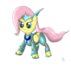 Size: 4000x4000 | Tagged: safe, artist:13era, fluttershy, g4, armor, solo