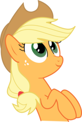 Size: 738x1100 | Tagged: safe, artist:nero-narmeril, applejack, g4, simple background, transparent background, vector