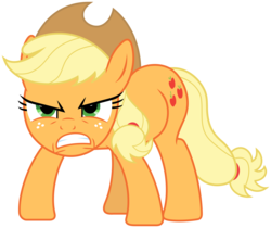 Size: 8000x6716 | Tagged: safe, artist:floppychiptunes, applejack, earth pony, pony, g4, absurd resolution, simple background, solo, transparent background, vector