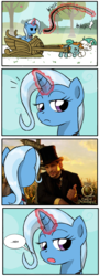 Size: 700x1933 | Tagged: safe, snails, snips, trixie, g4, exploitable meme, meh, meme, oz, oz the great and powerful, unimpressed trixie meme