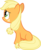 Size: 8284x10000 | Tagged: safe, artist:teiptr, applejack, earth pony, pony, g4, absurd resolution, simple background, solo, transparent background, vector