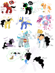 Size: 900x1200 | Tagged: safe, artist:nire-chan, brook, franky, monkey d. luffy, nami, nico robin, one piece, ponified, roronoa zoro, tony tony chopper, usopp, vinsmoke sanji