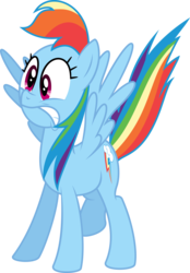 Size: 5501x7921 | Tagged: safe, artist:deadparrot22, rainbow dash, g4, absurd resolution, simple background, transparent background, vector