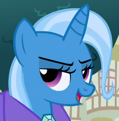 Size: 344x352 | Tagged: safe, screencap, trixie, pony, unicorn, boast busters, g4, female, mare, reaction image, solo